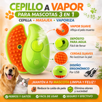 🐾CEPILLO DE VAPOR PARA MASCOTAS - DI ADIOS AL PELO EN TU CASA🐾